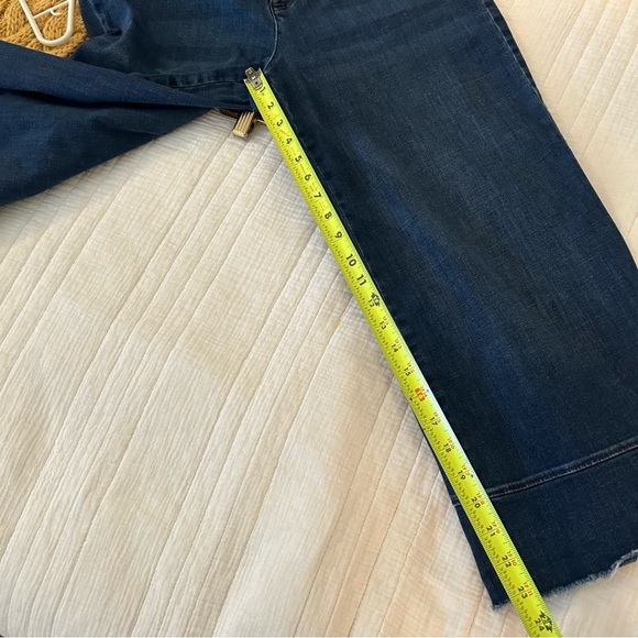 J.Jill Hi-Rise Full Leg Crops Denim Pants. Size 14. - Picture 8 of 9
